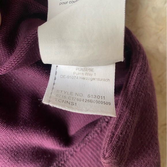 Puma Red/Burgundy Jumper Training Sweatshirt | SIZE: M - Picture 6 of 11
